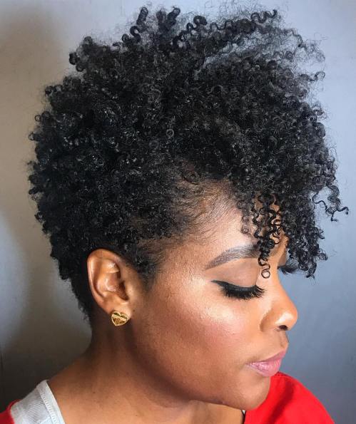 Short Tapered Cut For Natural Hair