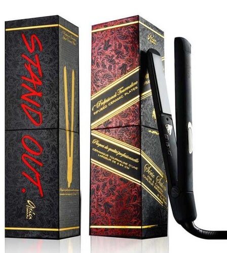 3 aria beauty infra red ceramic flat iron