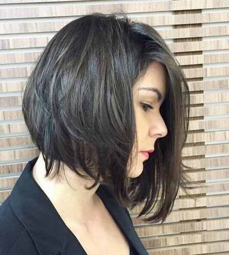 Messy A line Bob Hair Style Office Hairstyles Ideas 2016
