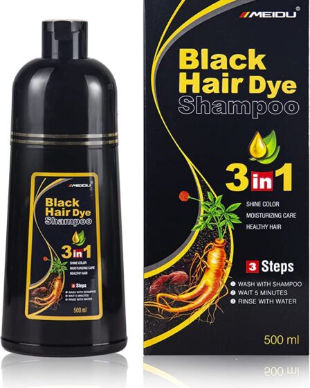 champu para el cuidado y cobertura para las canas